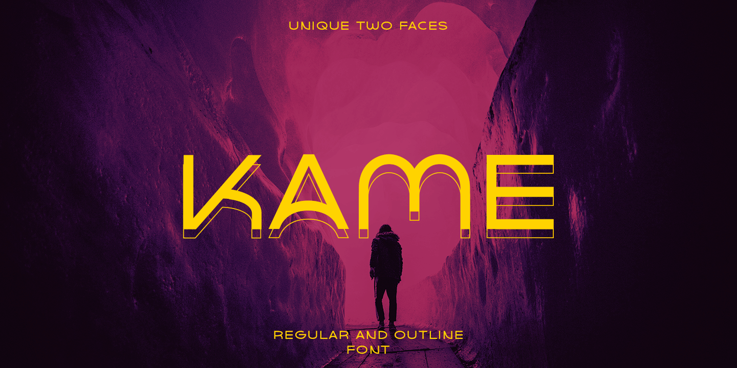 Kame Font preview